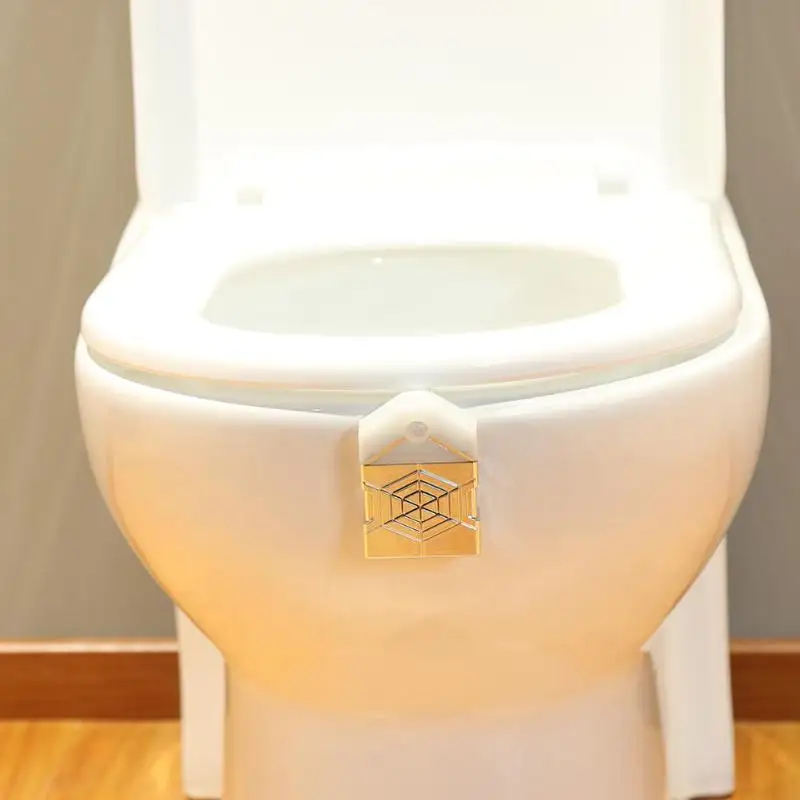 

Motion Sensor 16-Color LED Toilet Seat Backlight Toilet Bowl Night Lamp