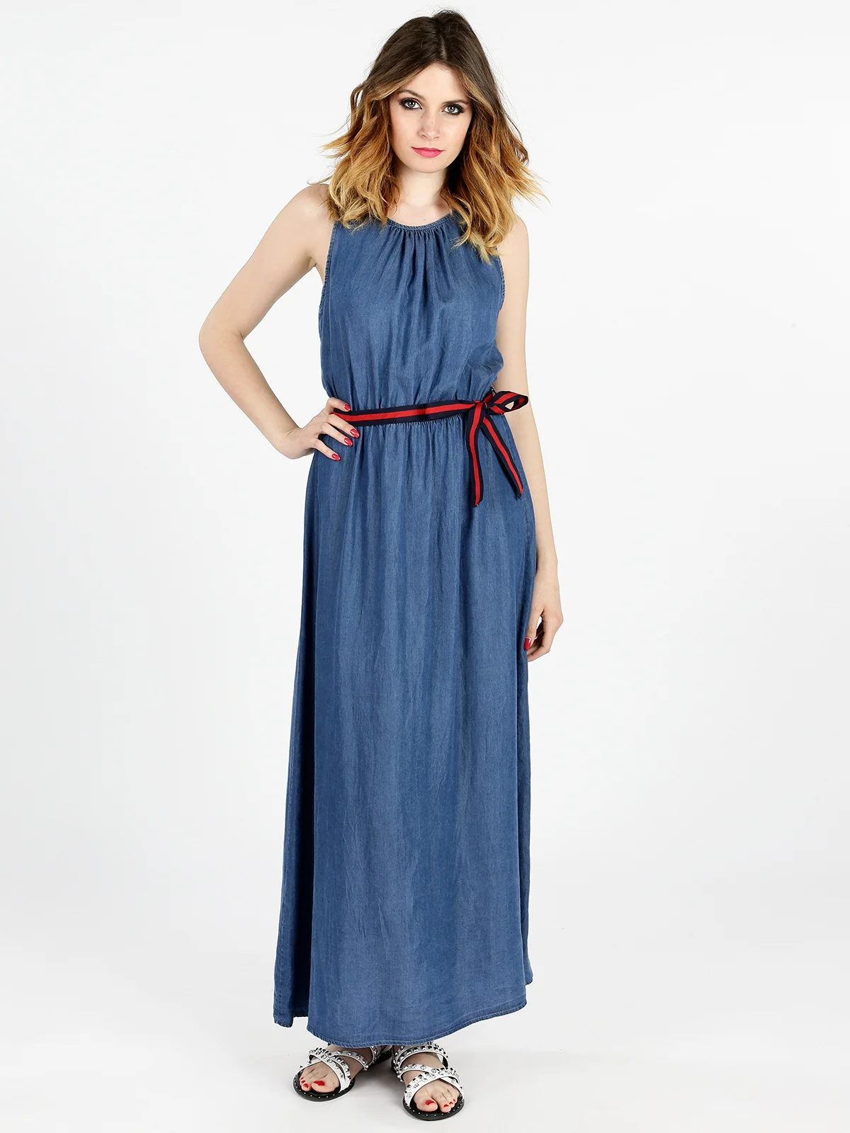 Long denim Dressin Dresses from Women's Clothing on