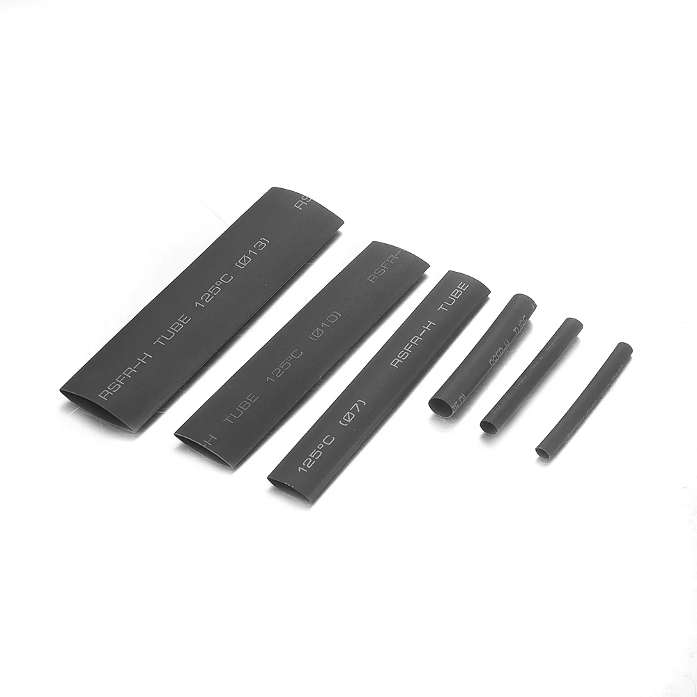 Brand new 1set/127pcs 6 Types Assorted PE/PVC/ Polyolefin Heat Shrink Tubing Car Electrical Insulation Cable Wrap Wire Kit | Обустройство