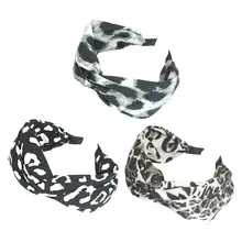 3 шт. обруч для волос с перекрестным узлом декоративная широкая модная резинка для волос головной убор аксессуары для волос для женщин девочек