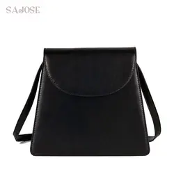 Модные Дамские туфли из pu искусственной кожи Сумочка дизайнер дамы просто Flap Crossbody Bag Высокое качество Для женщин Винтаж плеча Курьерские