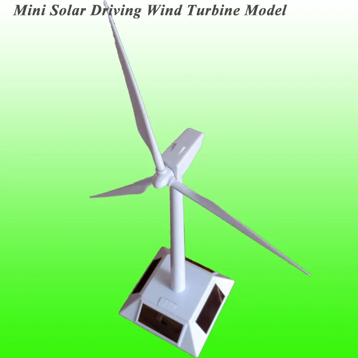 

2019 New Arrival Mini Solar Driving Wind Turbine Model Mini Solar Toy Mini Wind Turbine Generator Model Solar Powered Windmill