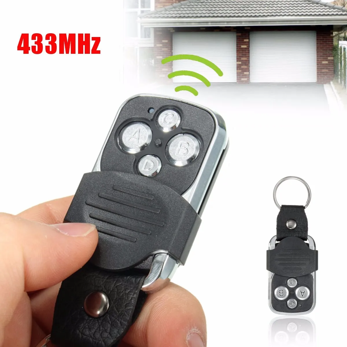 

Universal 4Channel Wireless RF Remote Control Duplicator Copy 433MHz Electric Gate Garage Door Key Switch Fob Controller