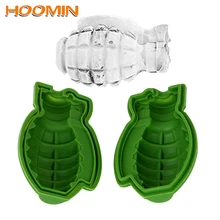 HOOMIN форма для льда барные напитки льда Форма под лед мороженого 3D в форме гранаты силиконовые кухонные инструменты