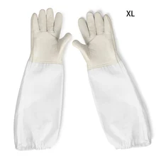 Перчатки пчеловода козья защита от пчел перчатки с вентилируемыми рукавами для начинающих пчеловода