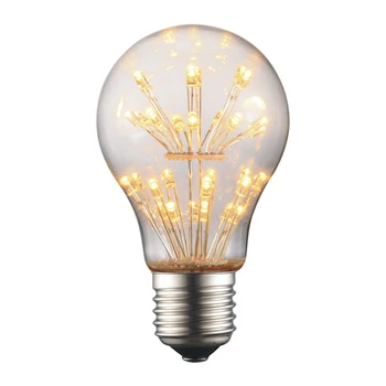 

SHGO HOT-Antique Edison Light Lamp Bulbs A60 E27 2W Tungsten Incandescent Light Bulbs Retro Party Lighting Decor