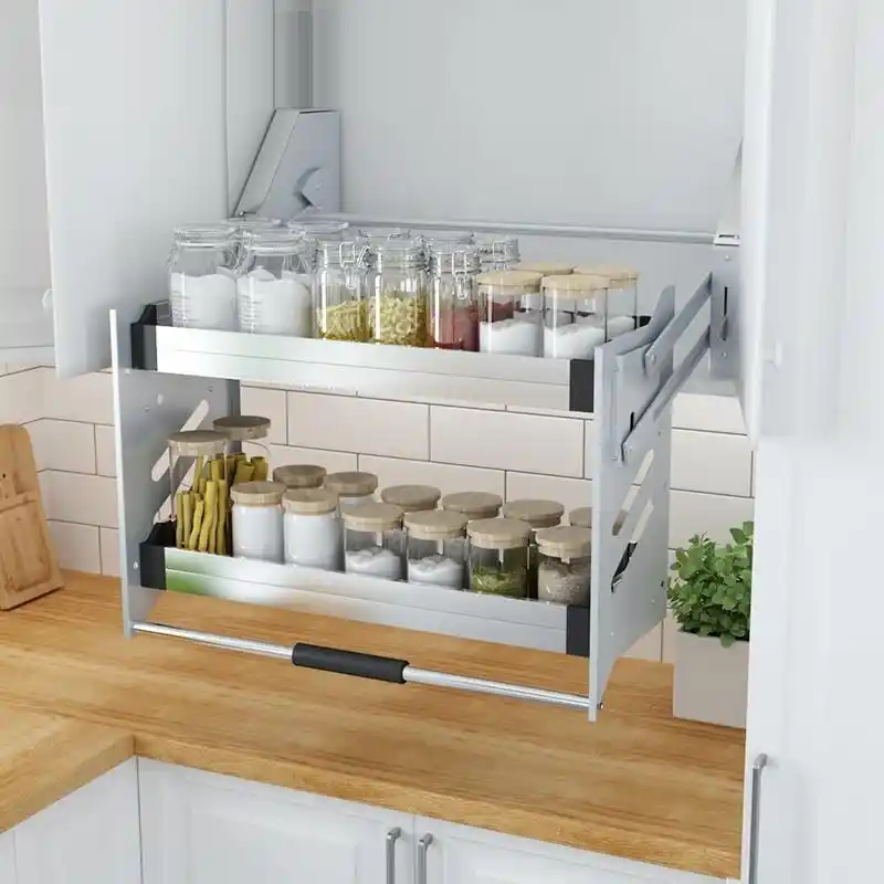 Organizador Gabinete Armario De Despensa Dish Rack Stainless Steel