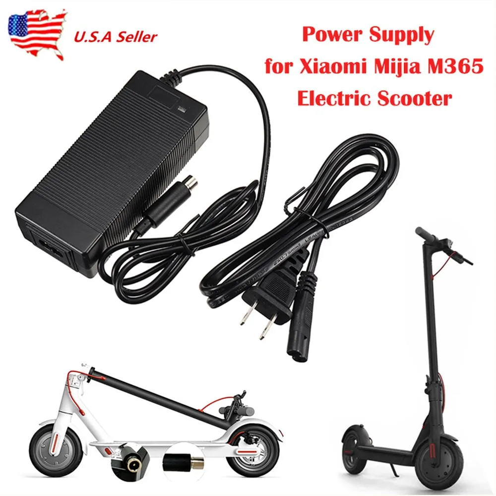 

42V 2A Electric Charger Skatebaord Adapter Scooter For Xiaomi Mijia M365 Electric Scooter Bike Accessories EU/US/AU/UK Plug
