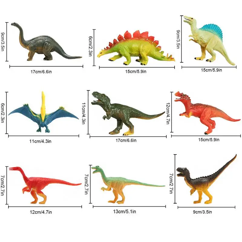 50 шт. игровой набор в форме динозавра, пластиковая фигурка, Игрушечная модель для детей, влюбленные динозавры для детей, подарок на день рождения