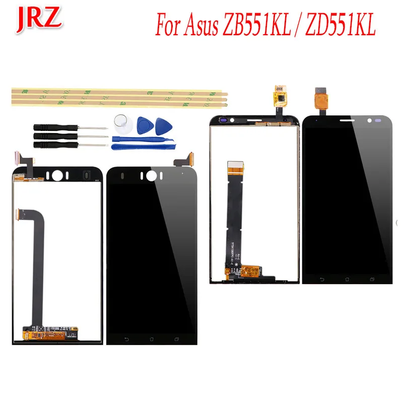 Для Asus Zenfone Selfie ZD551KL Z00UD ЖК-дисплей и сенсорный экран 5 дюйма телефонные запчасти с