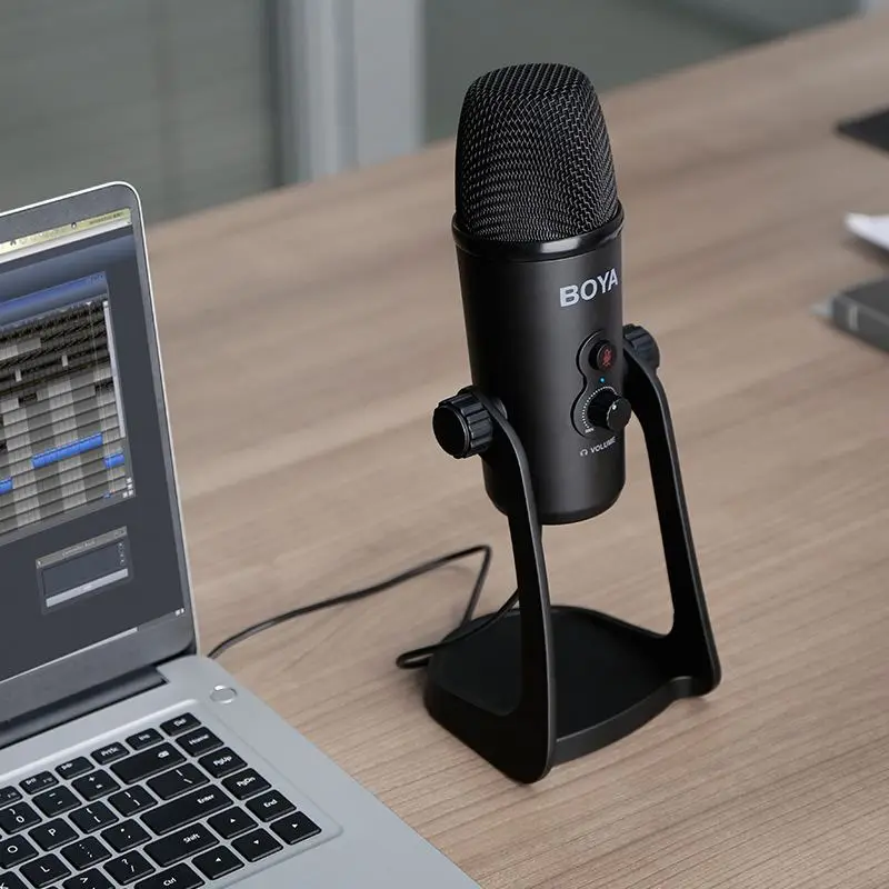 

BOYA PRO USB Condenser Microphone with Four Flexible Polar Pattern For Computer Recording Interview Conference