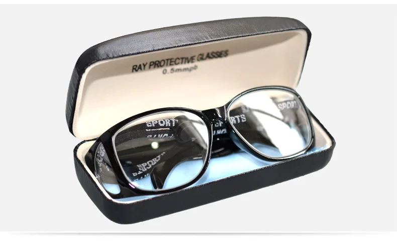 Lunettes de plomb authentiques avec protection latérale, 0.5-0.75mmpb,  lunettes de protection contre les rayons X dans les salles CT et les salles