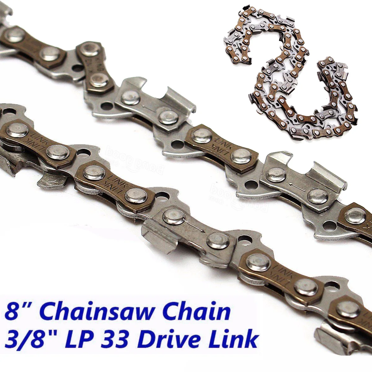 

1pcs 8 Inch Chainsaw Saw Chain Blade Pitch 3/8LP 0.050 Gauge 33DL Drive Links