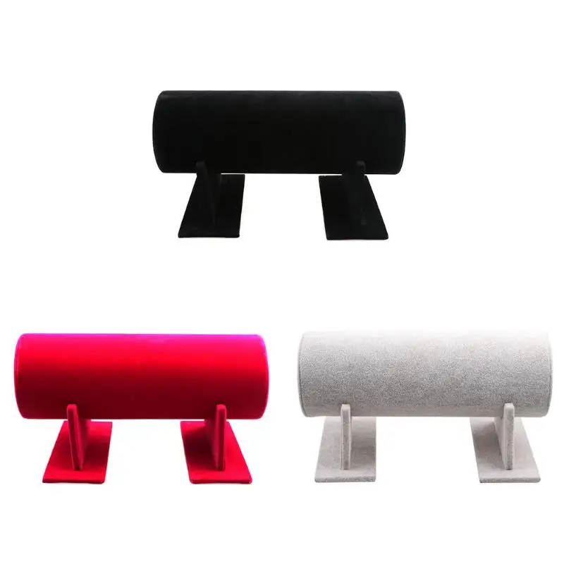 

Detachable Bracelet Necklace Cylinder Display Stand Jewelry Showcase Rack
