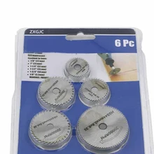 7 шт. вращающиеся инструменты циркулярные пилы лезвия режущие диски оправы Cutoff резак мощность многофункциональный складывающийся набор инструментов Dremel инструменты