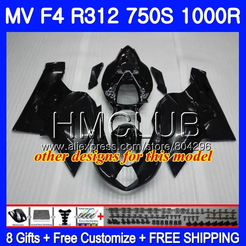 Комплект обтекателя Для MV Agusta F4 R312 750S 1000 R 750 1000CC 05 06 129HM.11 1000R 312 1078 1 + мА 2005 2006
