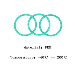 FKM CS 5,7 OD 63/65/68/70/73/75/80/85/90/95 мм Фтор клей зеленый уплотнительное кольцо высокое Температура сопротивление консервант шайба