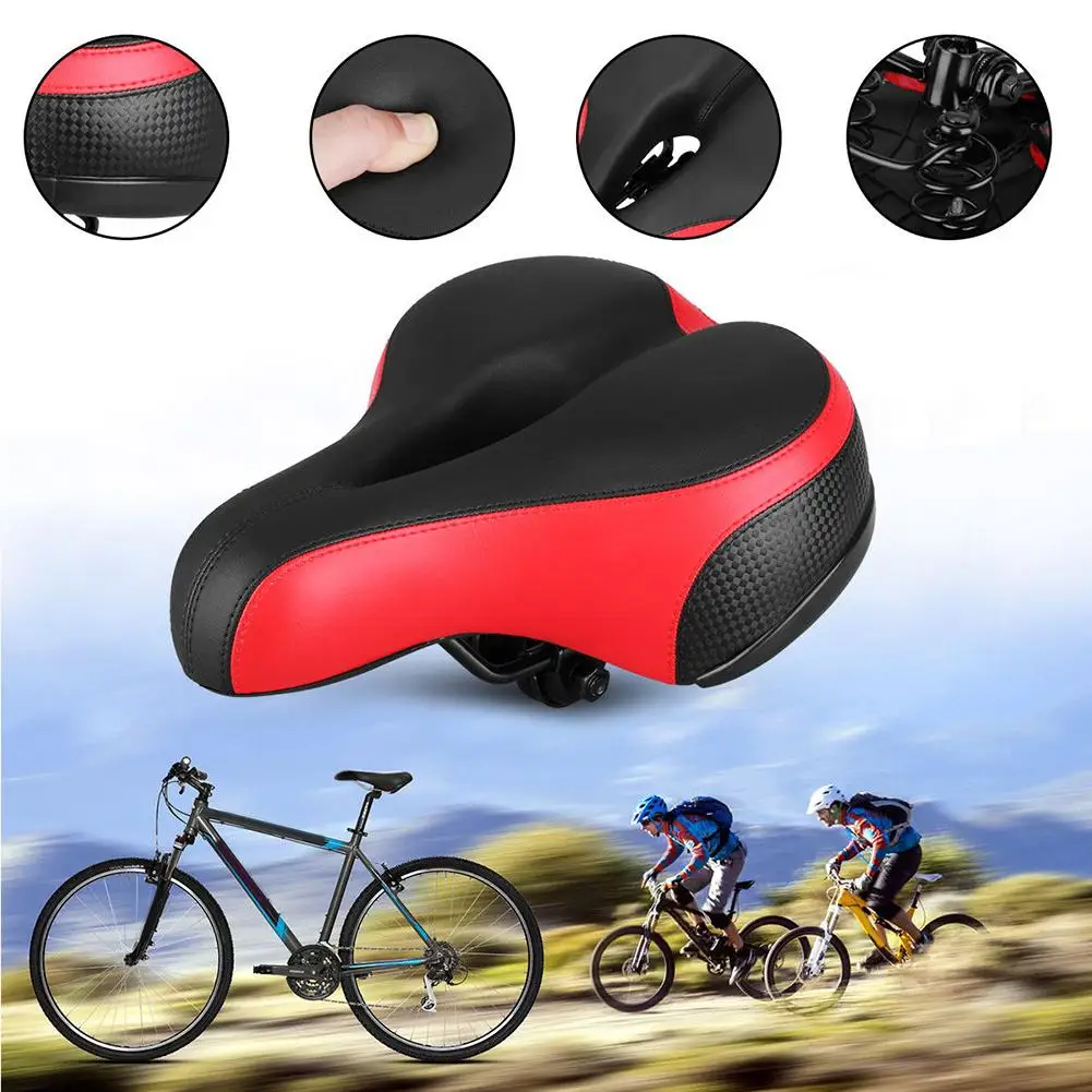 

Reflective Stripe Mountain MTB Saddle Bike Bicycle Cycling Seat Soft Cushion Pad