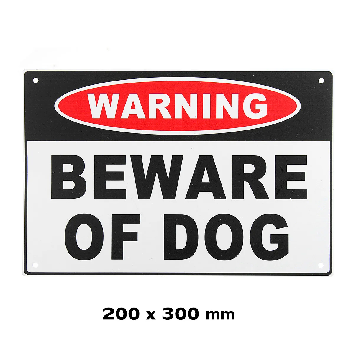 

WARNING BEWARE OF DOG Metal Aluminium Security Home Farm Safety Sign 20 x30cm