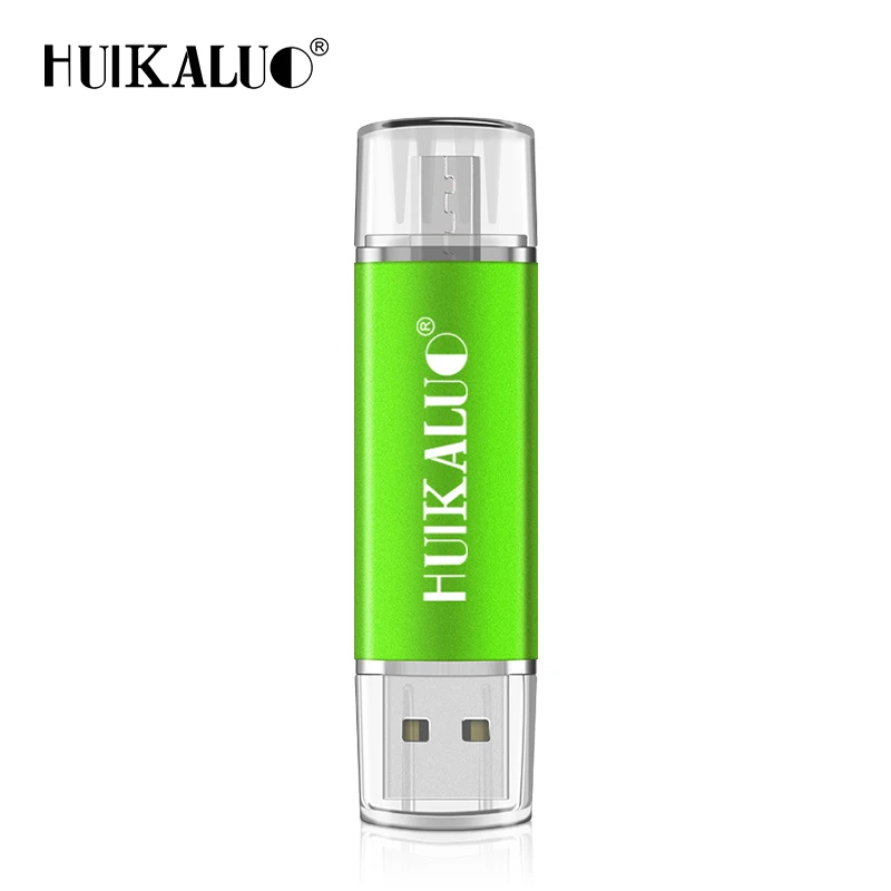 HuiKaLuo USB2.0 флеш-накопитель 32 ГБ с поддержкой OTG Флешка 64 GB флешки высокоскоростной внешнюю карту памяти 16 GB 8 GB Бесплатная доставка