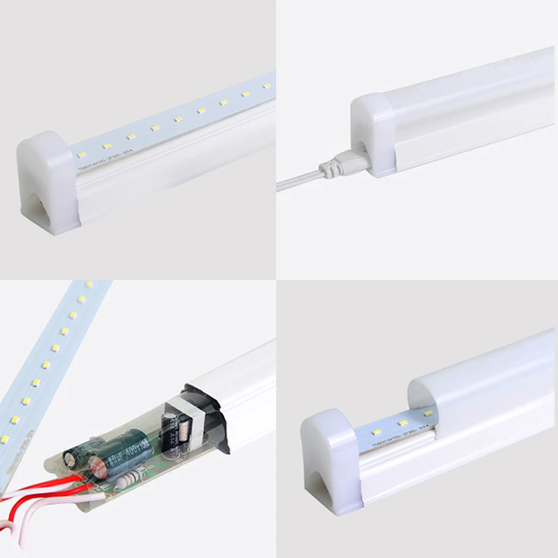 SMD T5 led light tube 4 шт./лот 300 мм Вт 220 В флуоресцентные Настенные светильники для дома
