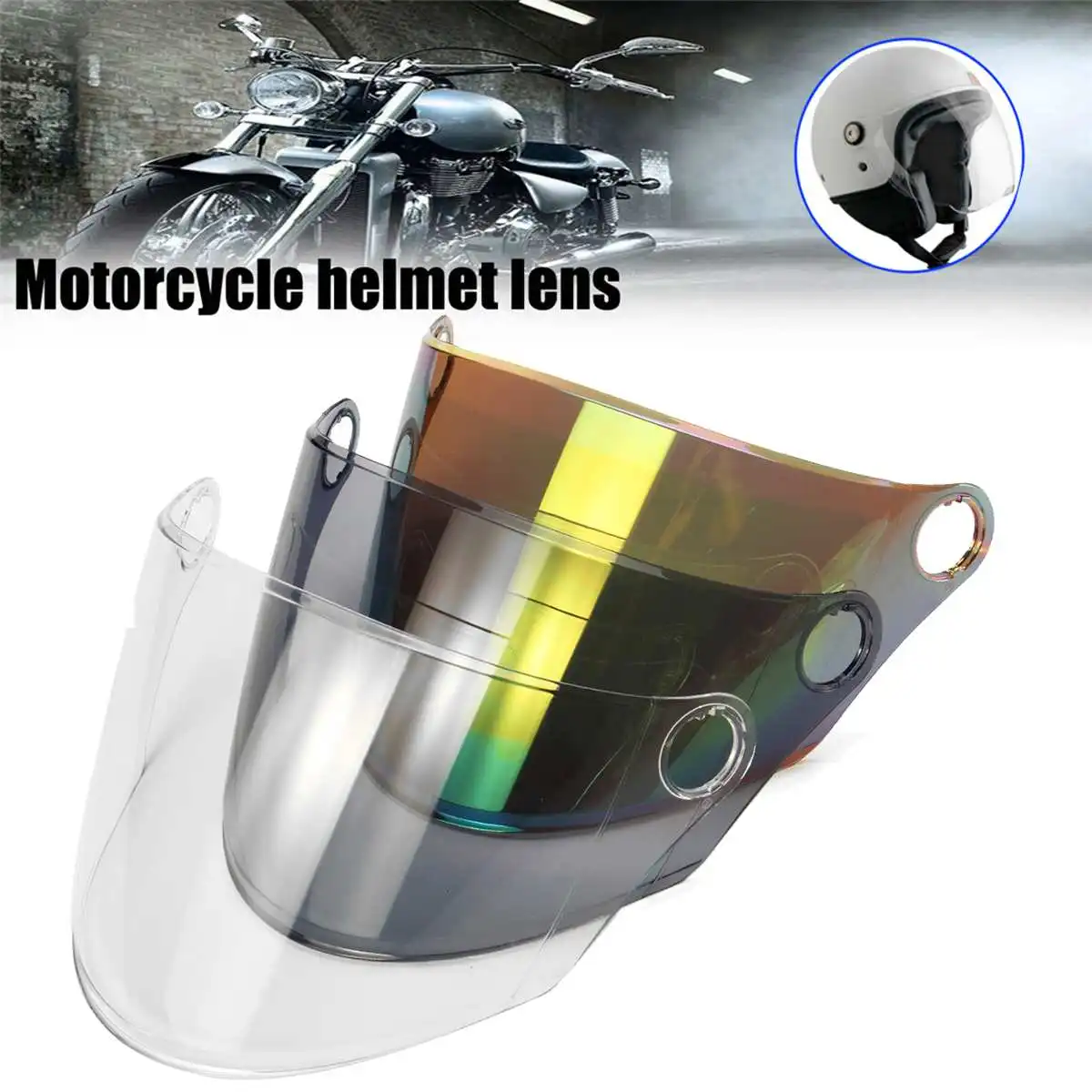 

Windproof Motorcycle Helmet Shield Visor Waterproof Bicycle Cycling Helmet Visor Shield Mask Lens Universal Flip up Lens