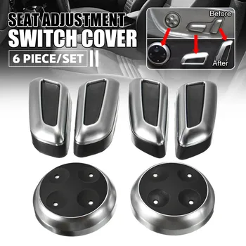 

6pcs Seat Adjustable Knob Button Switch For Volkswagen for VW for Jetta MK5 GTI Passat B7 CC Tiguan for Audi Q3 Q5 A3 A4 A5 A7