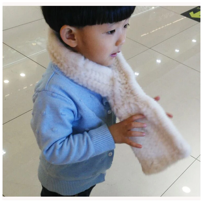 New Children Warm Mink Fur Scarf Spring Winter Thick Knitted Fur Scarves Girls Boys Fashion Scarf Holiday Gift Hat S#15 New Children Warm Mink Fur Scarf Spring Winter Thick Knitted Fur Scarves Girls Boys Fashion Scarf Holiday Gift Hat S#15