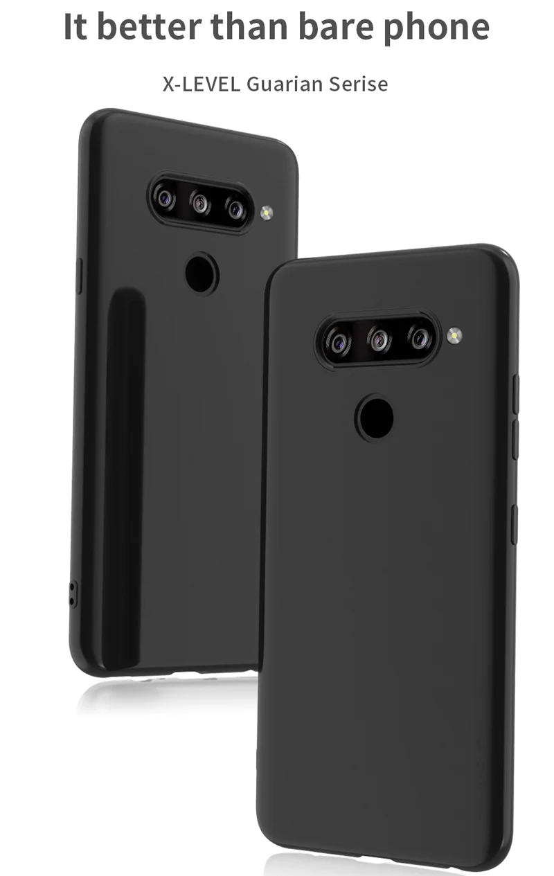 X Level Мягкий силиконовый чехол для телефона LG V40 ThinQ уровень ультра тонкий матовый