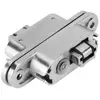 2Pcs 180 degree Concealed Cross Door Hinges + Spanners Zinc Alloy Invisible Hinge for Gate Door Cupboard Furniture Hardware set ► Photo 3/6