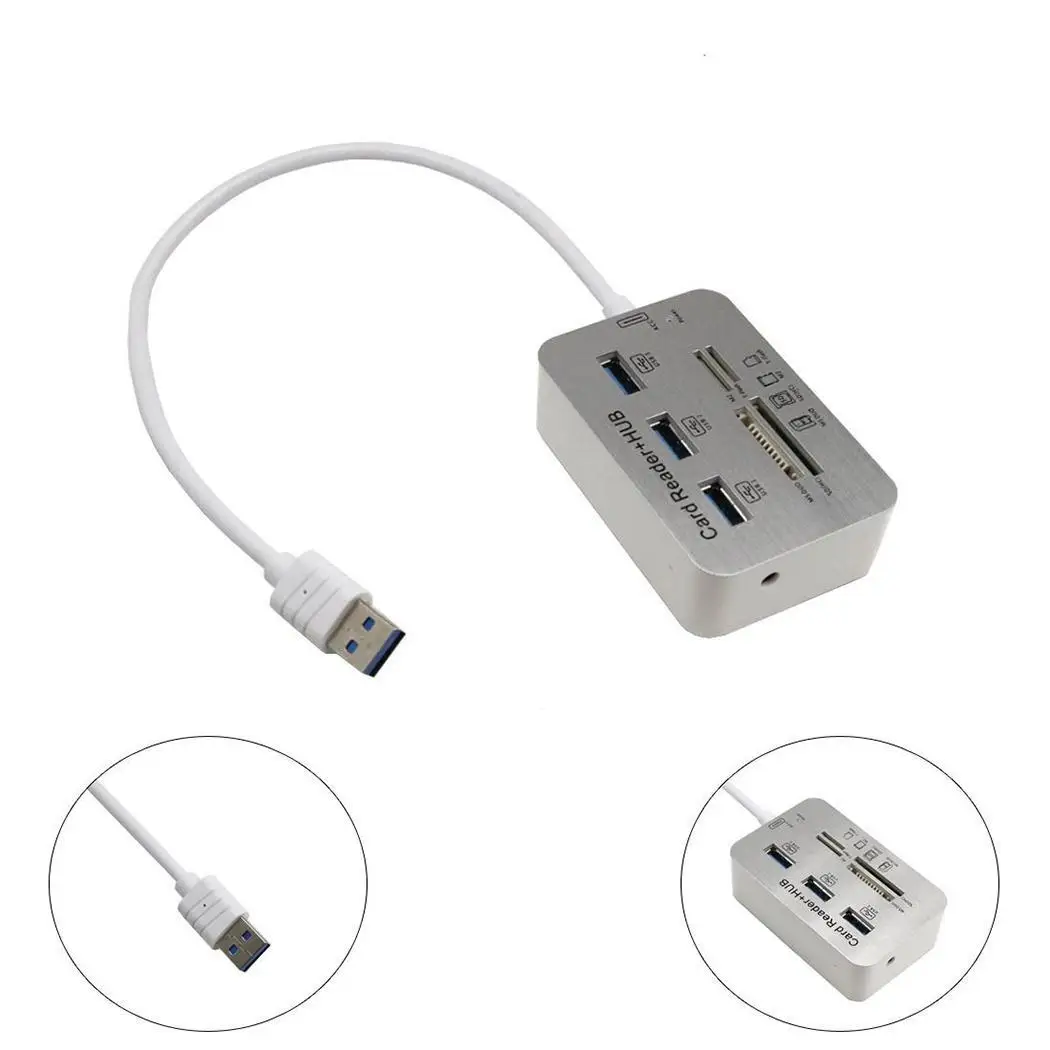 Type C 3 порта USB 0 хаб мульти в Светодиодный индикатор для состояния питания 1