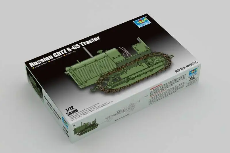 Трактор Trumpeter 1/72 07112 русский ChTZ S-65 | Игрушки и хобби