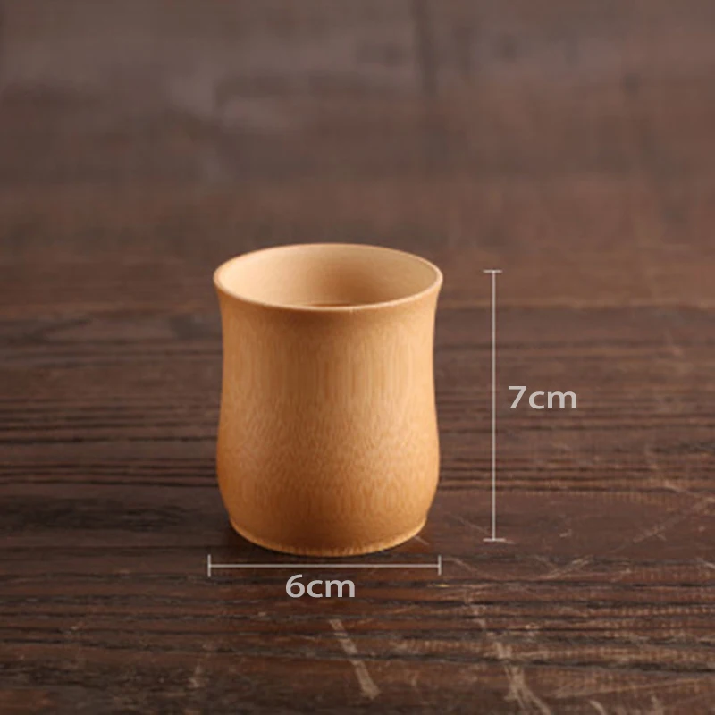 

Natural Bamboo Water Tea Beer Carved Cup Coffee Juice Drinking Mug