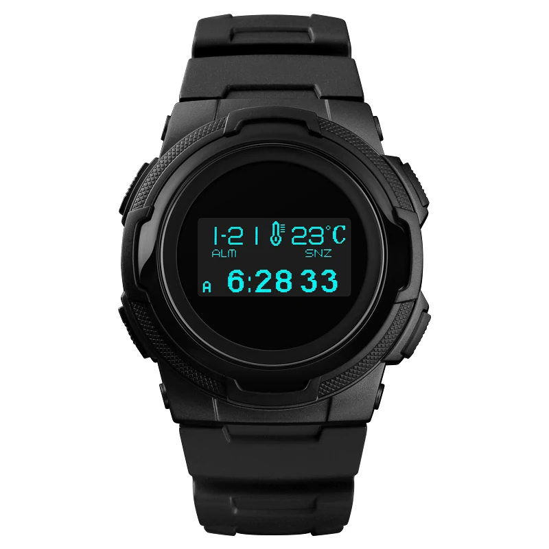 

SKMEi Smart Watch Men'S Multi-Function Led Display Compass Thermometer Alarm Clock Date Waterproof Digital Sports Electronic W