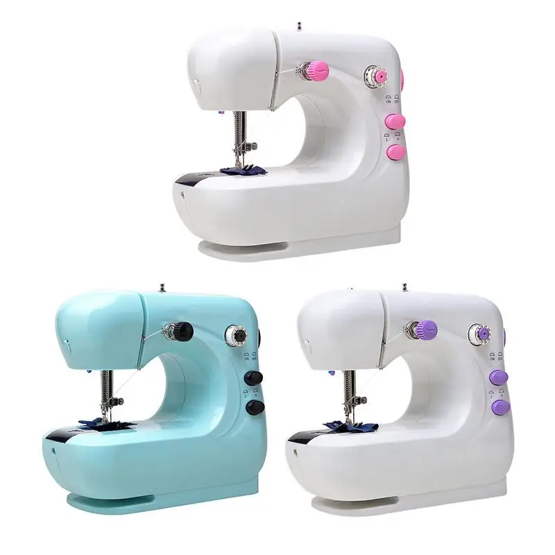 

Household Multi-Functional Electric Sewing Machine Desktop Automatic Mini Seamer With Light Hand-Operated Pedal Quick Delivery