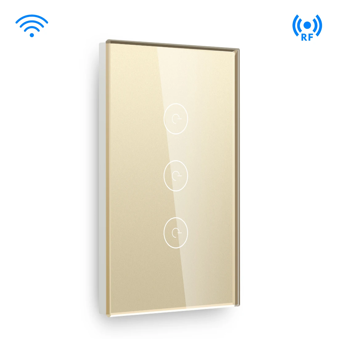BSEED сенсорный переключатель Wi Fi 3 банды 1 способ 118 серии с дистанционным Smart
