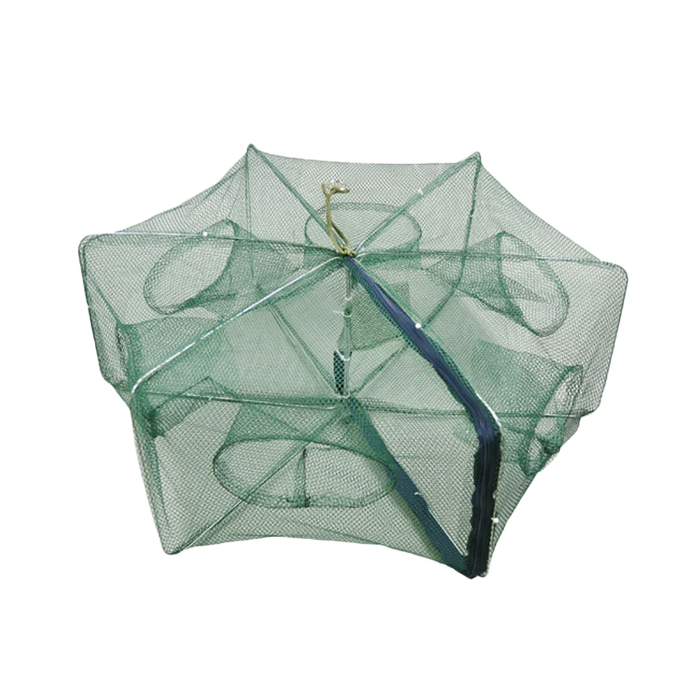 

1PCS Fishing Net Shrimp Portable Mesh Foldable Cage For Minnow Crayfish Lobster Prawn Fish