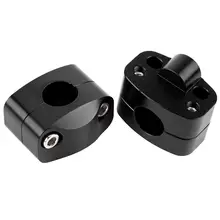 2 шт. Мотоцикл Универсальный 22 мм/0,87 дюймов руль передачи фиксированный код Клип держатель кода стояк зажимы мотоцикла с ЧПУ Запчасти