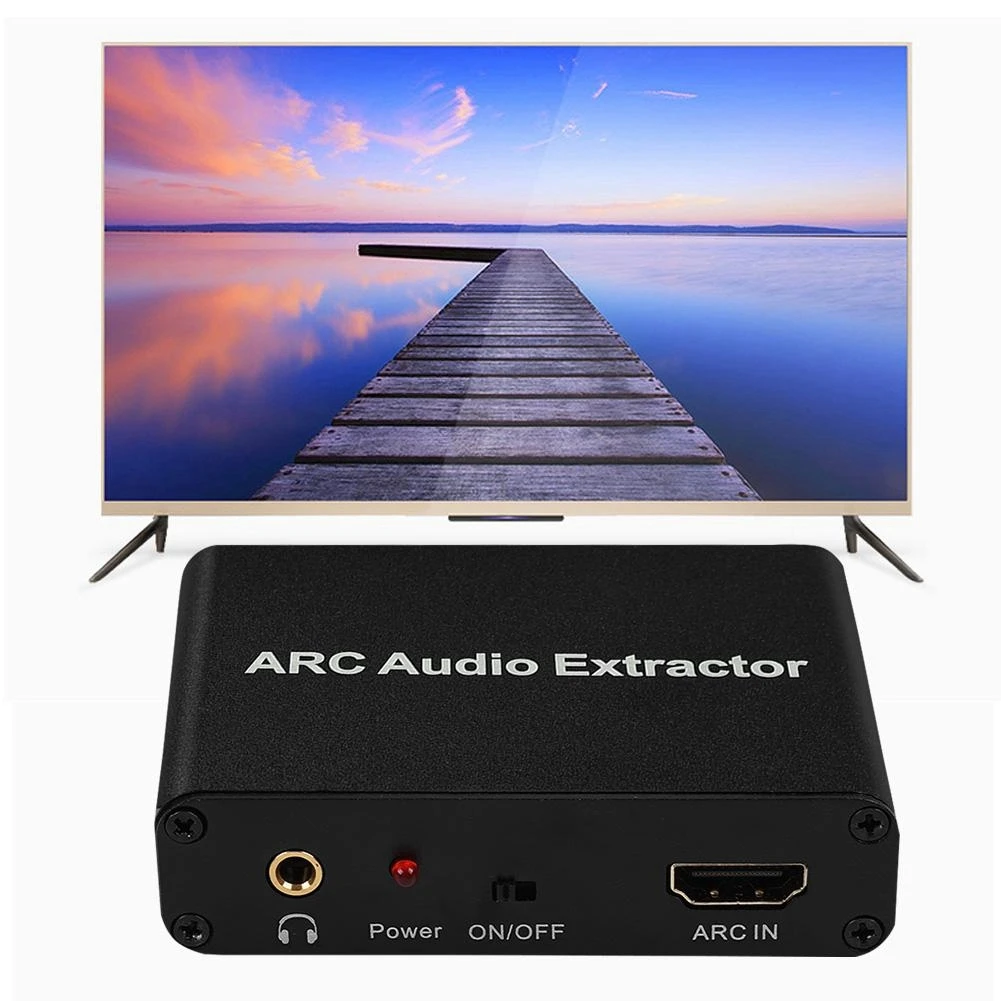 Аудио экстрактор HDMI ARC аудиоадаптер для усилителя саундбар динамик 3 5 мм стерео