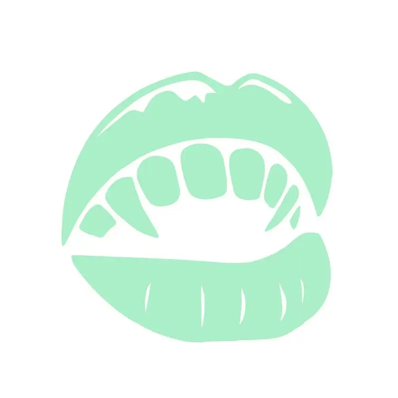 

Wall Stickers Fluorescent Mouth Pattern Glow In The Dark Luminous Home Decor Living Room For Kids Bedroom Party Car Detachable