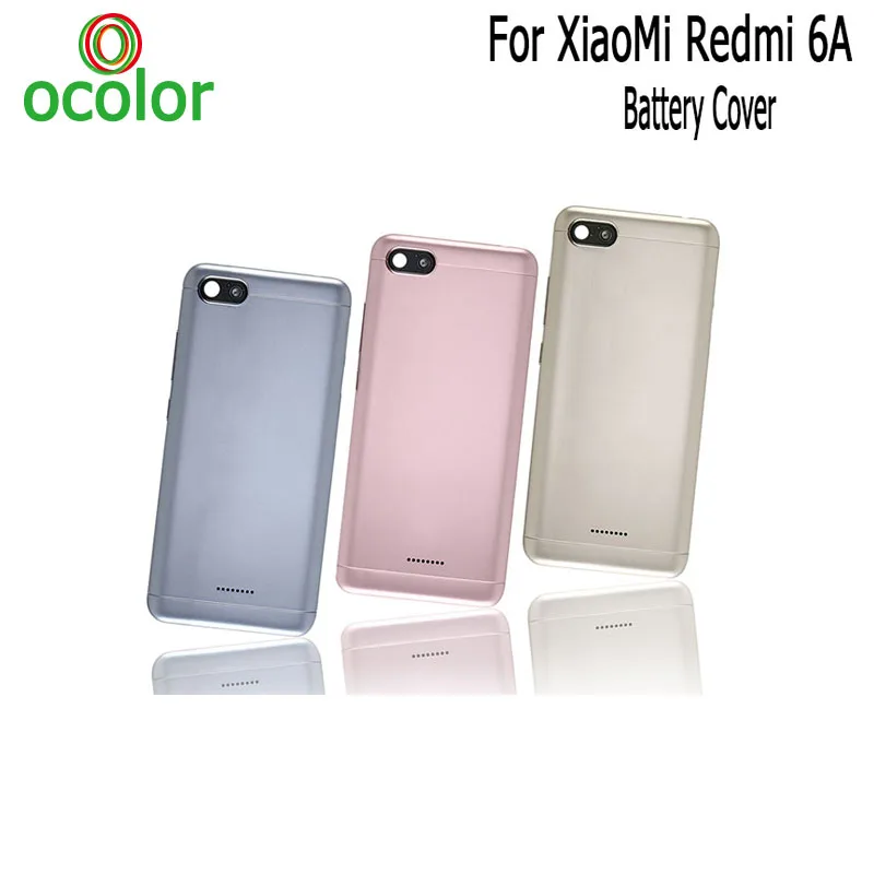 ocolor For XiaoMi Redmi 6A 2GB+16GB Battery Cover Durable Protective Back Case Replacement Phone Accessory |