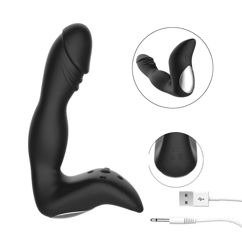Anal Vibrator Male Masturbator font b Dildo b font Butt Plug Prostate Massage G spot Stimulate