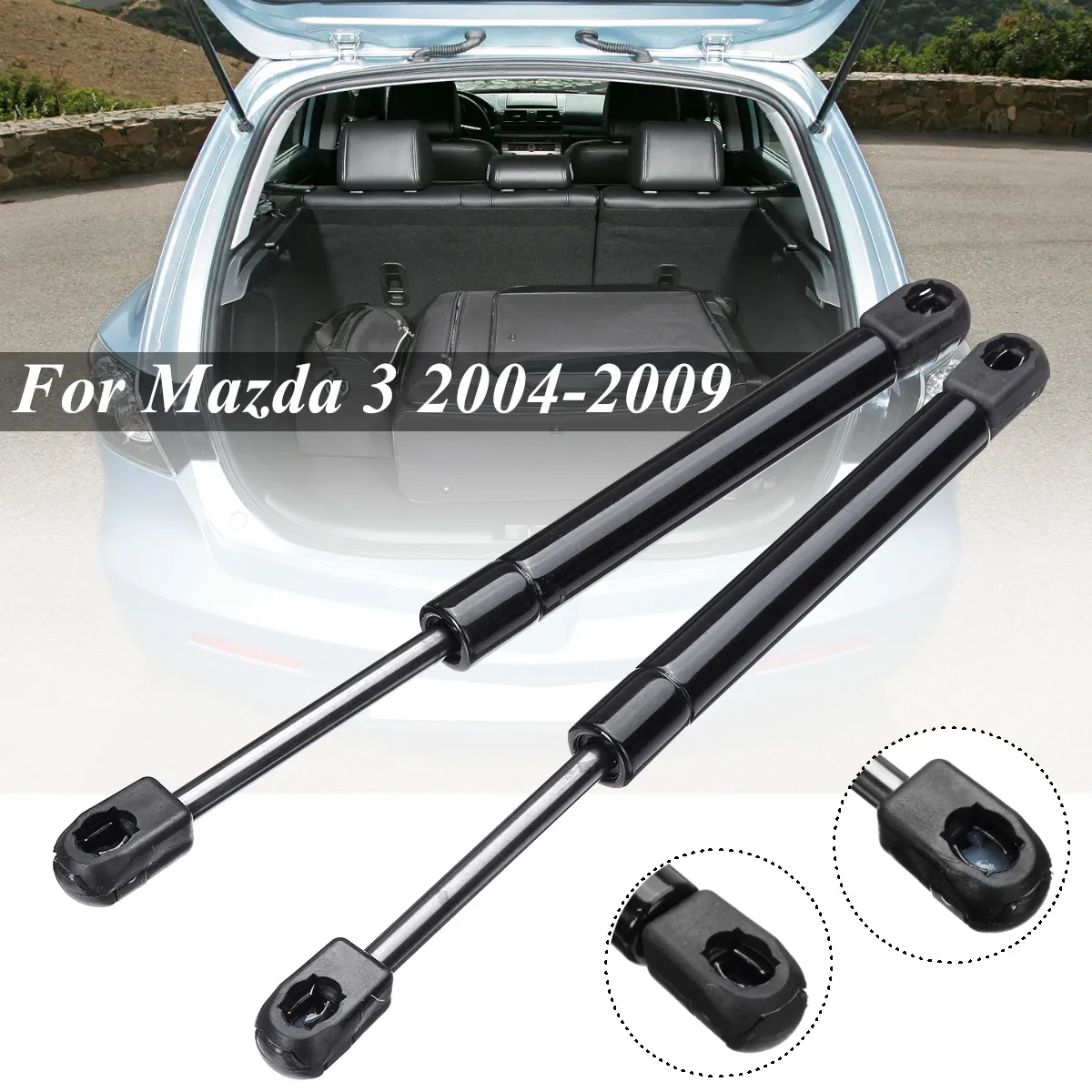 

1Pair Car Rear Trunk Hood Window Lift Supports Props Rod Arm Shocks Strut Bars BN8W56930 BN8V56930 For Mazda 3 2004-2009