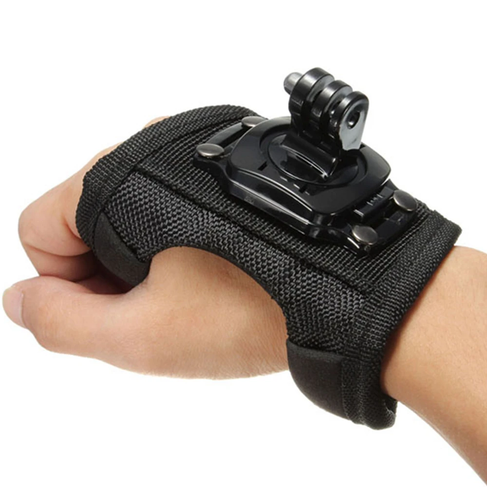 

360 Degrees Band Case for Go Pro Accessories Wrist Band Arm Strap Belt Tripod Mount for GoPro Hero 4 3+ 3 2 Camera Fist Adapter