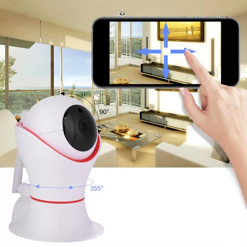 

HD1080P Wireless Security Camera with Night Vision Two-Way Audio Indoor Surveillance Home Security
