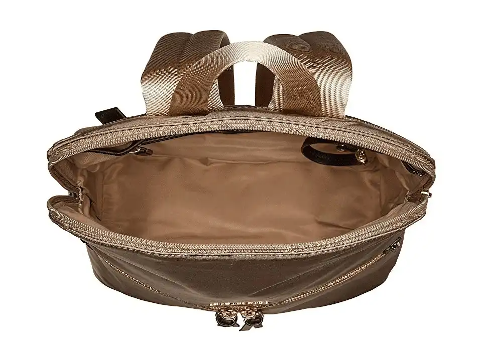 michael kors slim zip nylon backpack