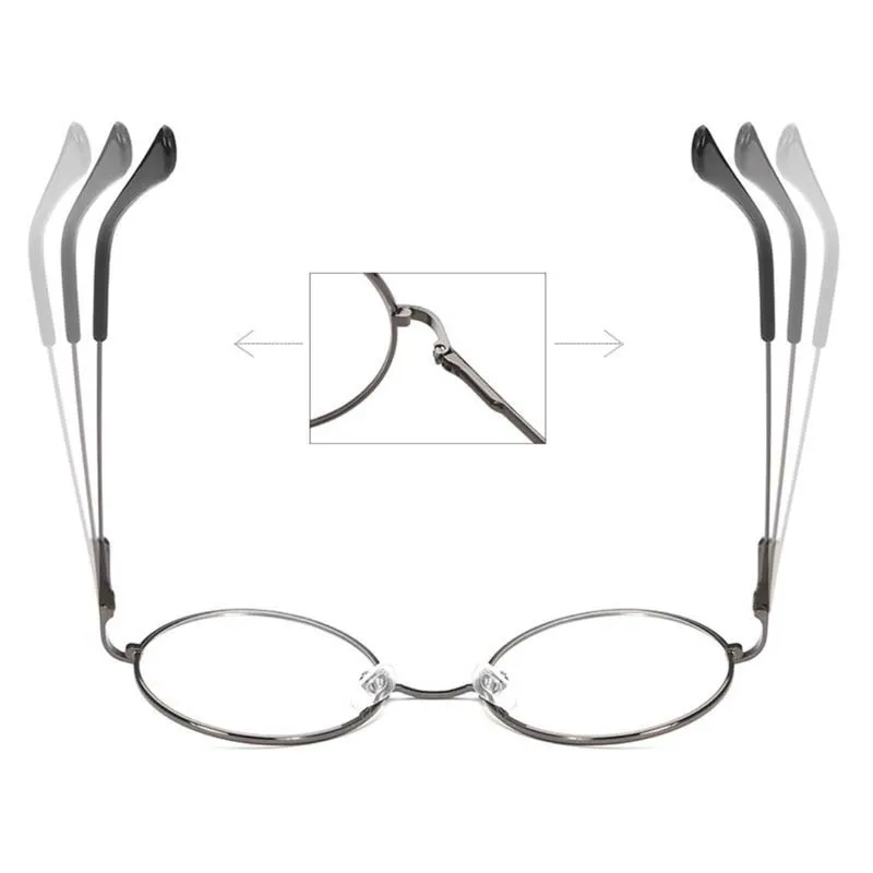 Винтажные прозрачные женские очки, металлическая полная оправа, оптические круглые линзы, женские прозрачные простые очки для чтения, маленькие