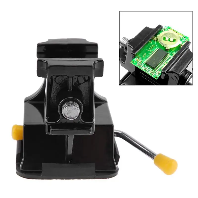 

Mini Table Bench Vise Aluminum Miniature Bench Table Vise Handmade Holding Tool DIY Sculpture Craft Hand Tool Woodworking