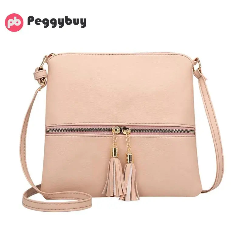جديد مزدوجة شرابة سستة مصمم النساء بو الجلود رسول Crossbody أكياس السيدات حقائب كتف حقيبة يد المحافظ جديد مزدوجة شرابة سستة مصمم النساء بو الجلود رسول Crossbody أكياس السيدات حقائب كتف حقيبة يد المحافظ