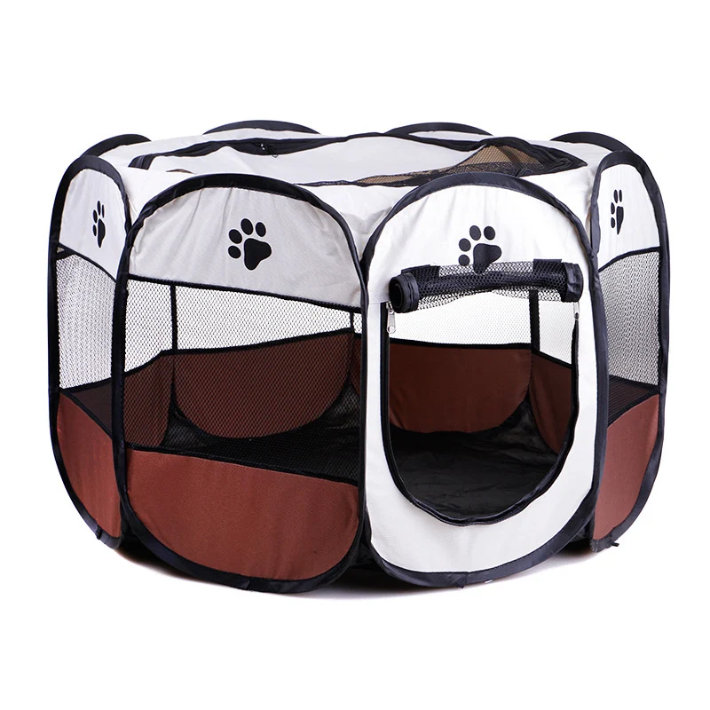 

Eight-sided Cage Removable Washable Folding Pet Fence Waterproof Pet Tent